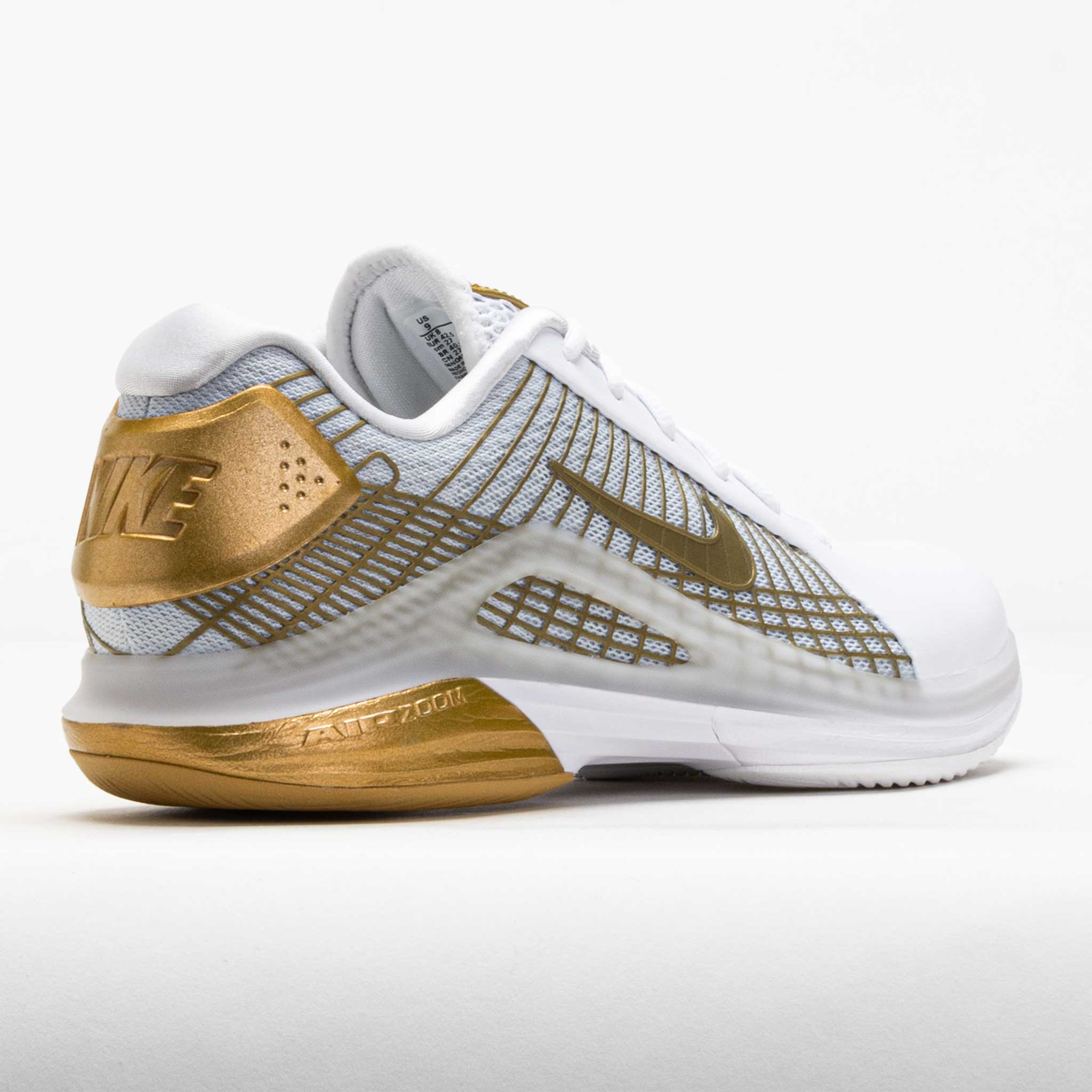 Nike Vapor 12 Hypersmash Men's White/Metallic Gold