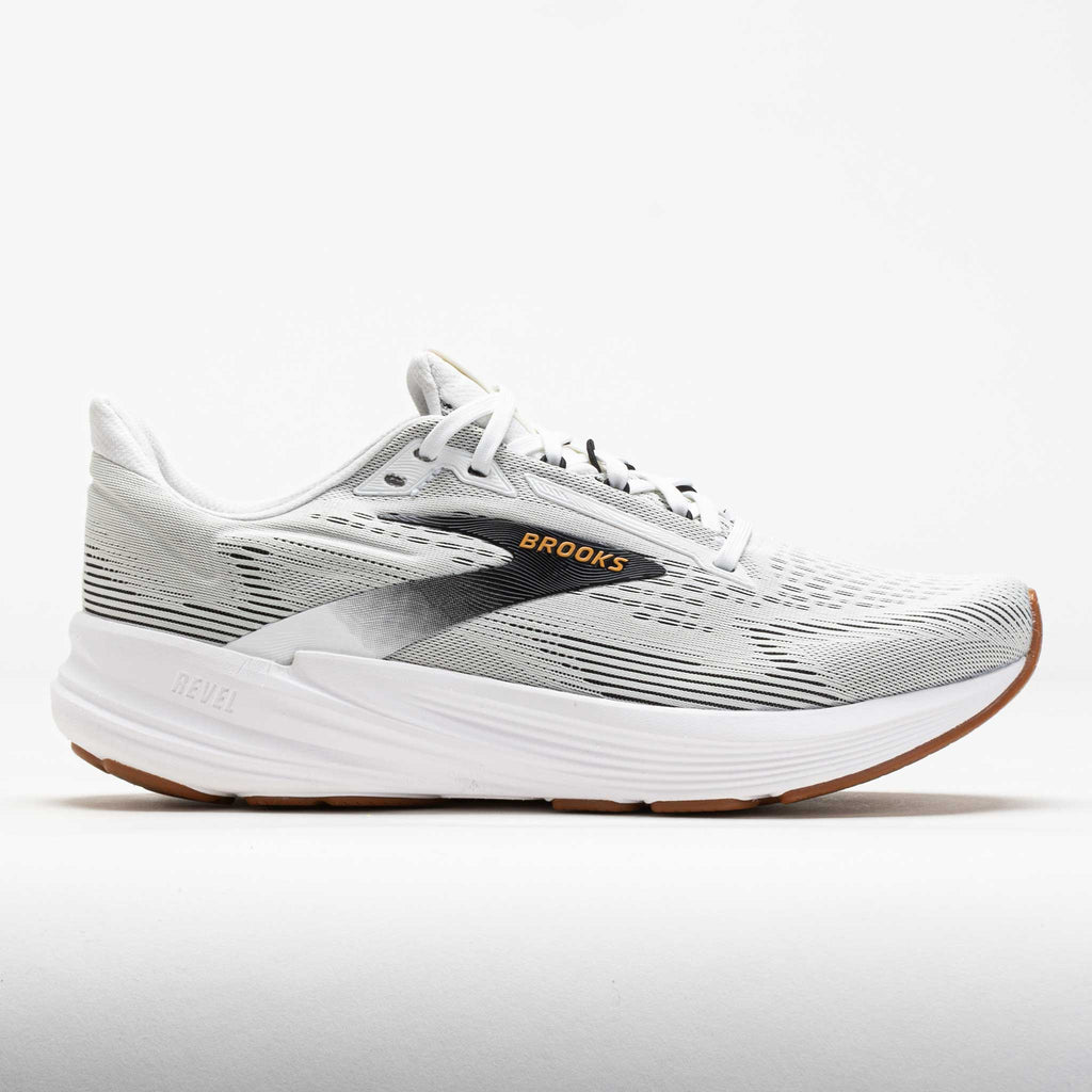Brooks Revel 8 Men's White/Black/Oak Buff