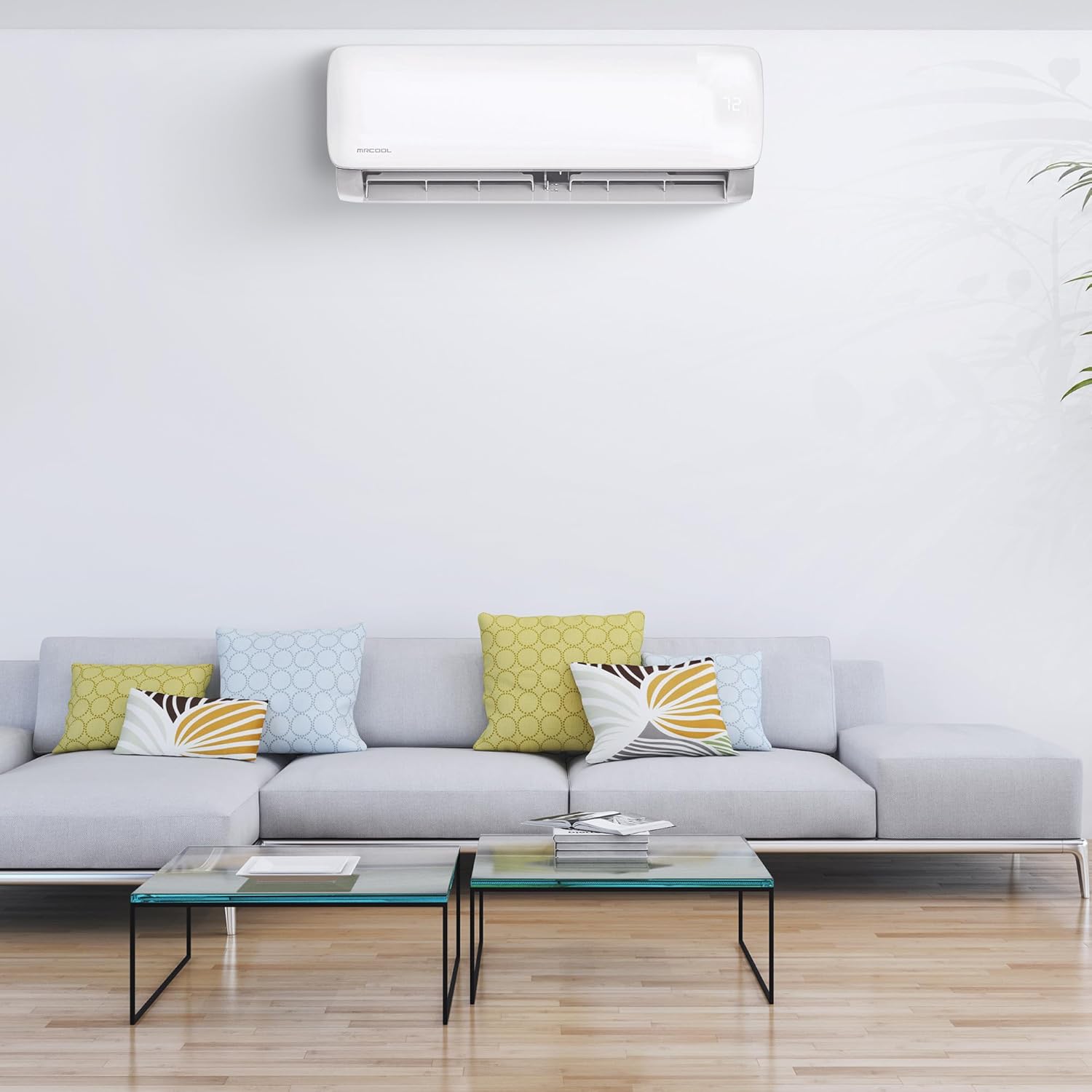 MRCOOL 12000 BTU 115V Ductless Inverter Mini Split Air Conditioner & Heat Pump System, Easy Pro Series - Wall-Mounted AC Unit w/Heating and Cooling for Home, Office & Commercial Space