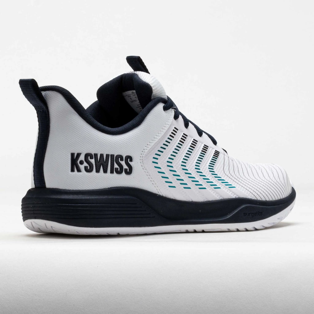 K-Swiss Ultrashot Light Men's White/Carbon/Baltic