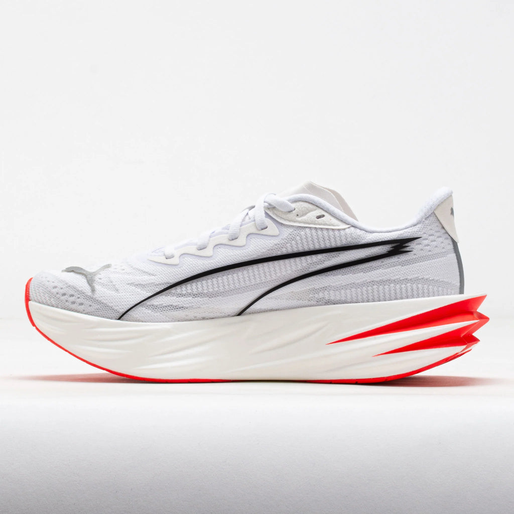 Puma Deviate Pure NITRO Men's White/Ultra Red/Silver