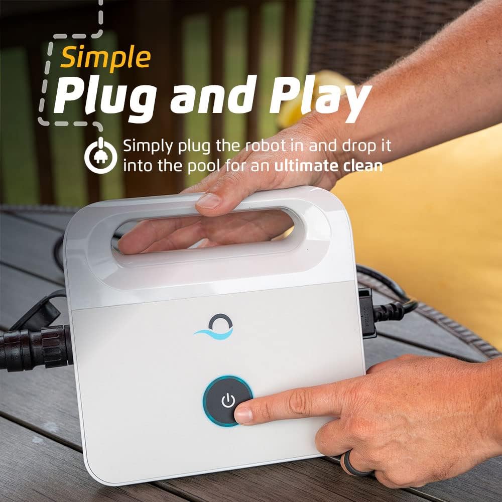 Dolphin Nautilus CC Automatic Robotic Pool Vacuum Cleaner  Always Cleaning  Never Charging  Includes Caddy for Easy Transport and Storage  Ideal for In-Ground Pools up to 33 FT in Length