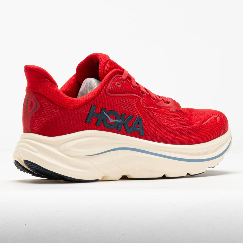 HOKA Clifton 10 Men's Vermillion/Varsity Navy