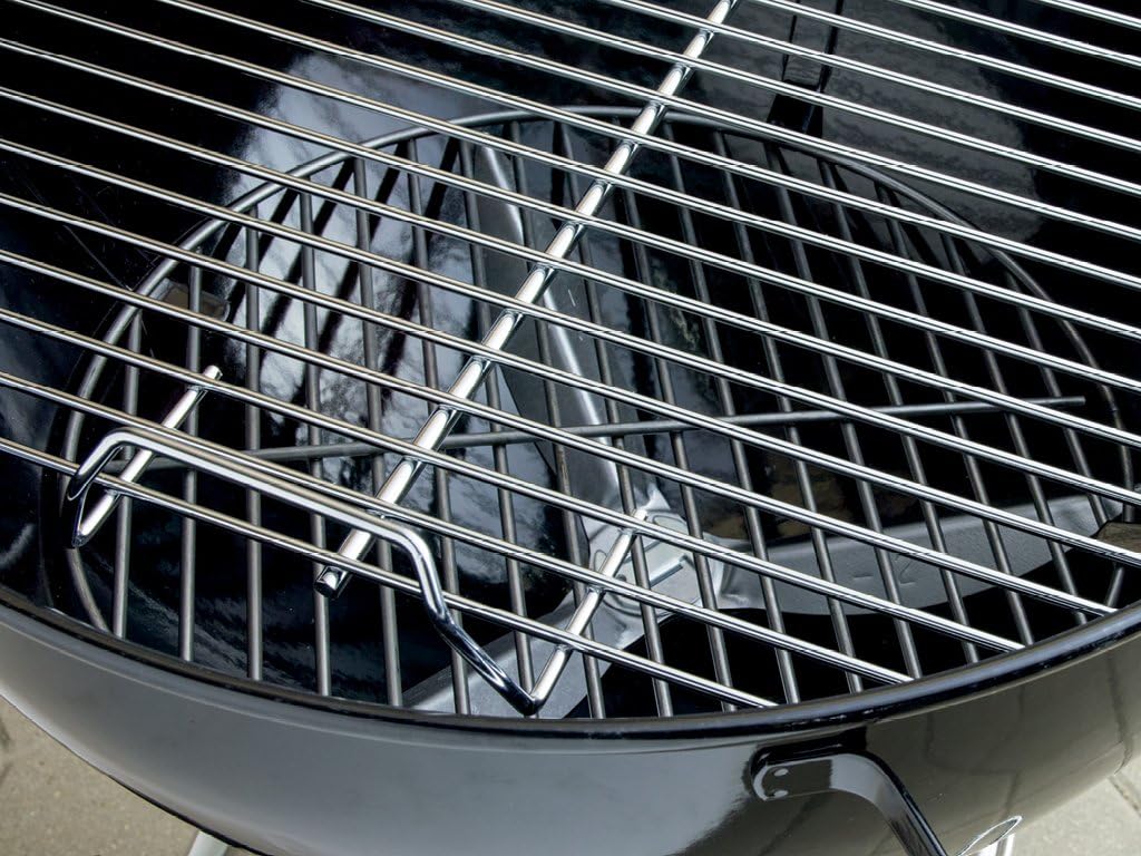 Weber Original Kettle Charcoal Grill  22-Inch  Black – Classic Outdoor BBQ Grill with One‑Touch™ Cleaning System & Precise Temperature Control Dampers