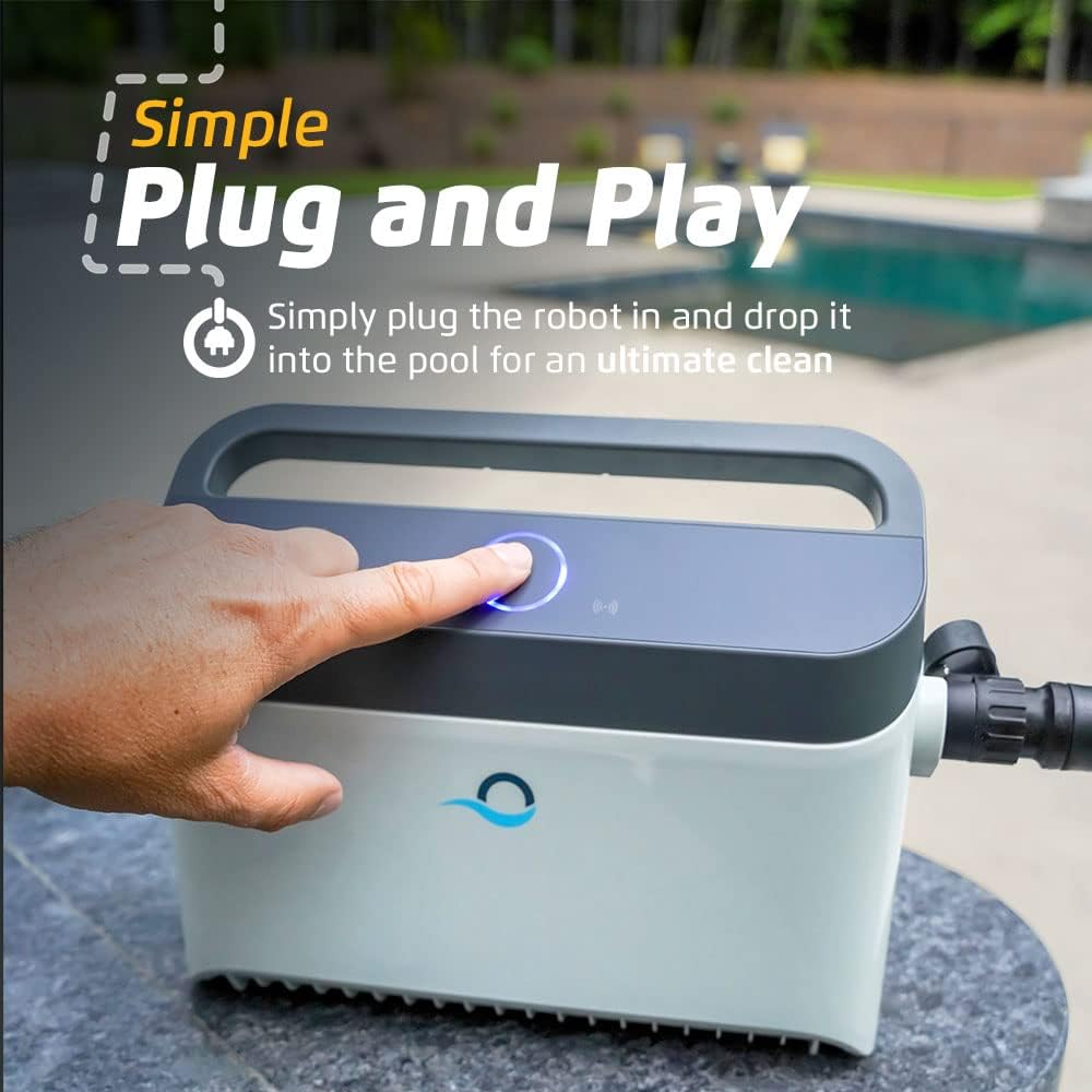 Dolphin Nautilus CC Plus Wi-Fi Automatic Robotic Pool Vacuum Cleaner  Includes Caddy and Classic Cover for Storage and Protection  Ideal for In-Ground Pools up to 50 FT