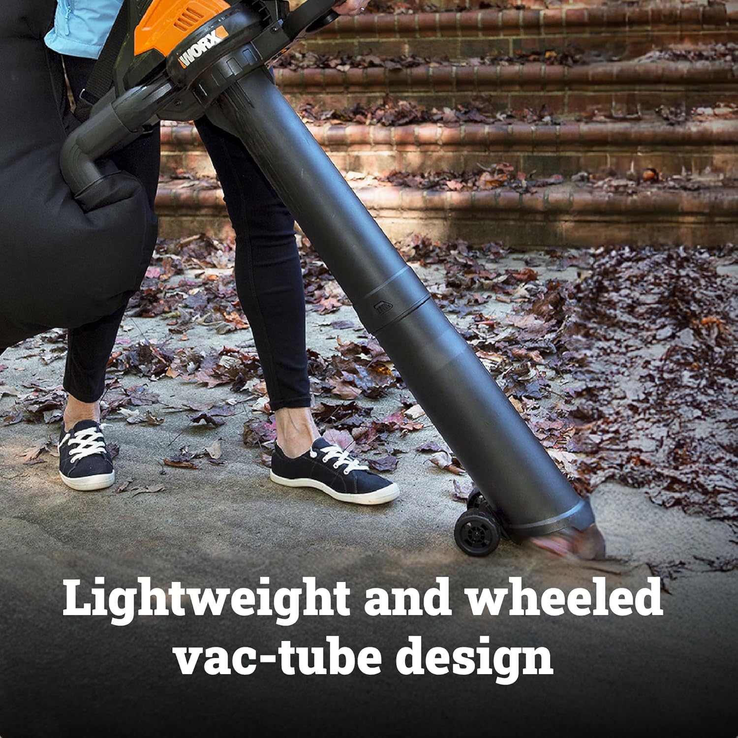 WORX Cordless Leaf Blower  3 in 1 Blowers for Lawn Care with Leaf Vacuum & Leaf Mulcher  Electric Blower with Brushless Motor & 2 Speed Control  2 × 4.0 Ah Batteries & Charger Included  WG583