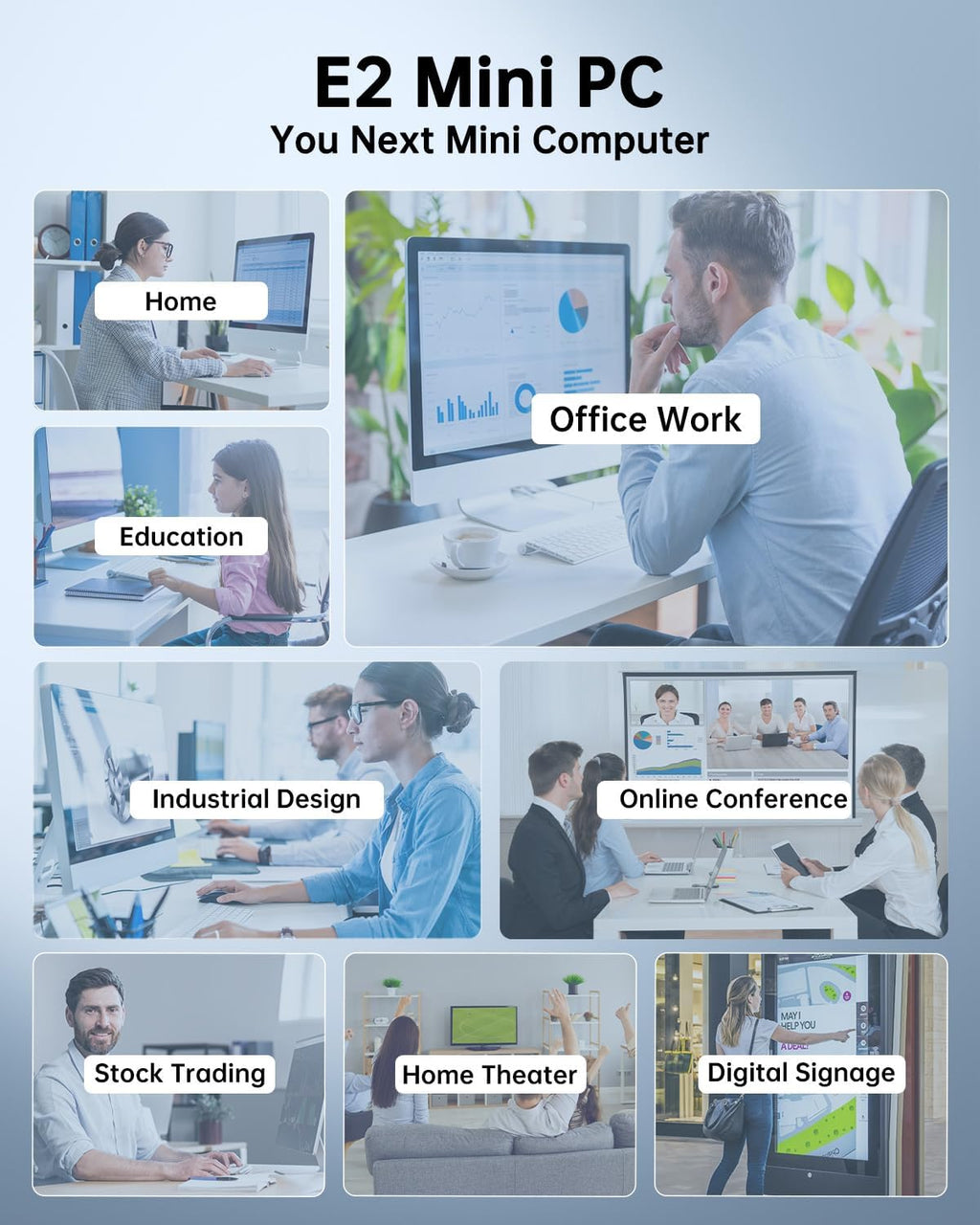 KAMRUI Essenx E2 N150 Micro PC  16GB DDR4 512GB SSD Small Computers  Twin Lake-N N150 PC(Beat N100/N95  up to 3.6GHz) PC Gigabit Dual 4K WiFi BT Office/Home/Business