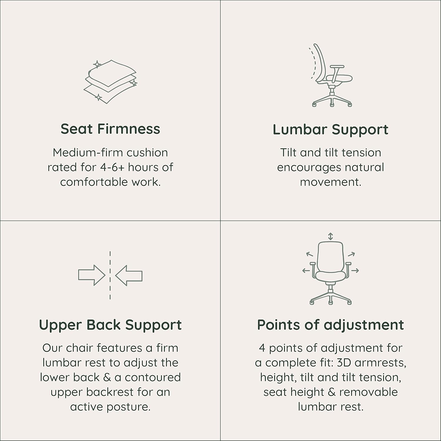 Branch Daily Chair - Computer Office Chair with Swivel, Lumbar Rest, and Adjustable Armrests - Sustainable, Stylish Mesh, & Adjustable Armrests - Comfortable Seating for Improved Posture - Slate