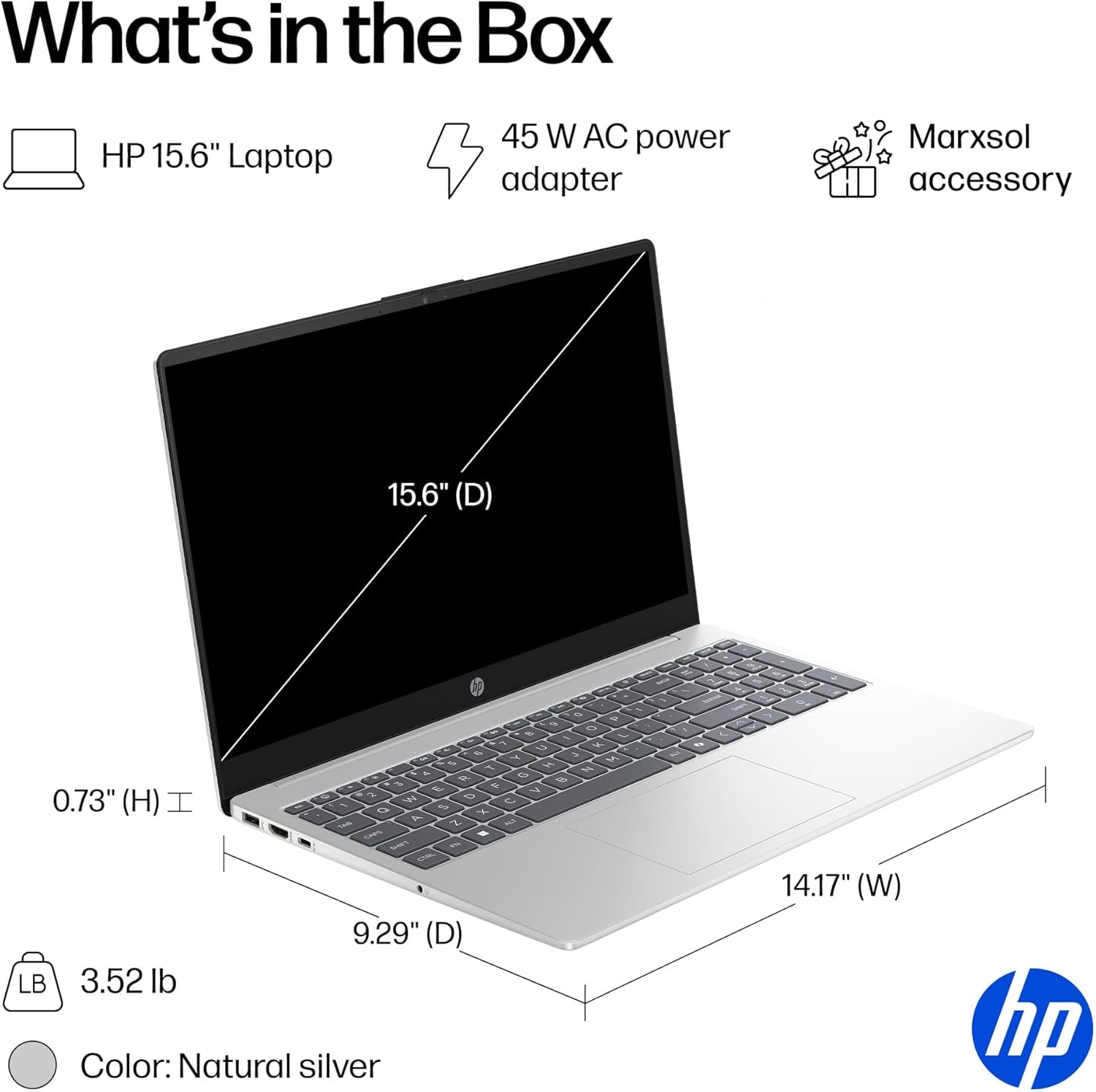 HP Laptop for 2025-2026 Home Student Business  Lifetime MS Office  AI Computer  15.6” FHD  AMD Ryzen 7  16GB RAM  1TB Storage (512GB SSD+500GB Ext)  Wi-Fi 6  Privacy Cam  MarxsolAccessory  Win 11 Pro