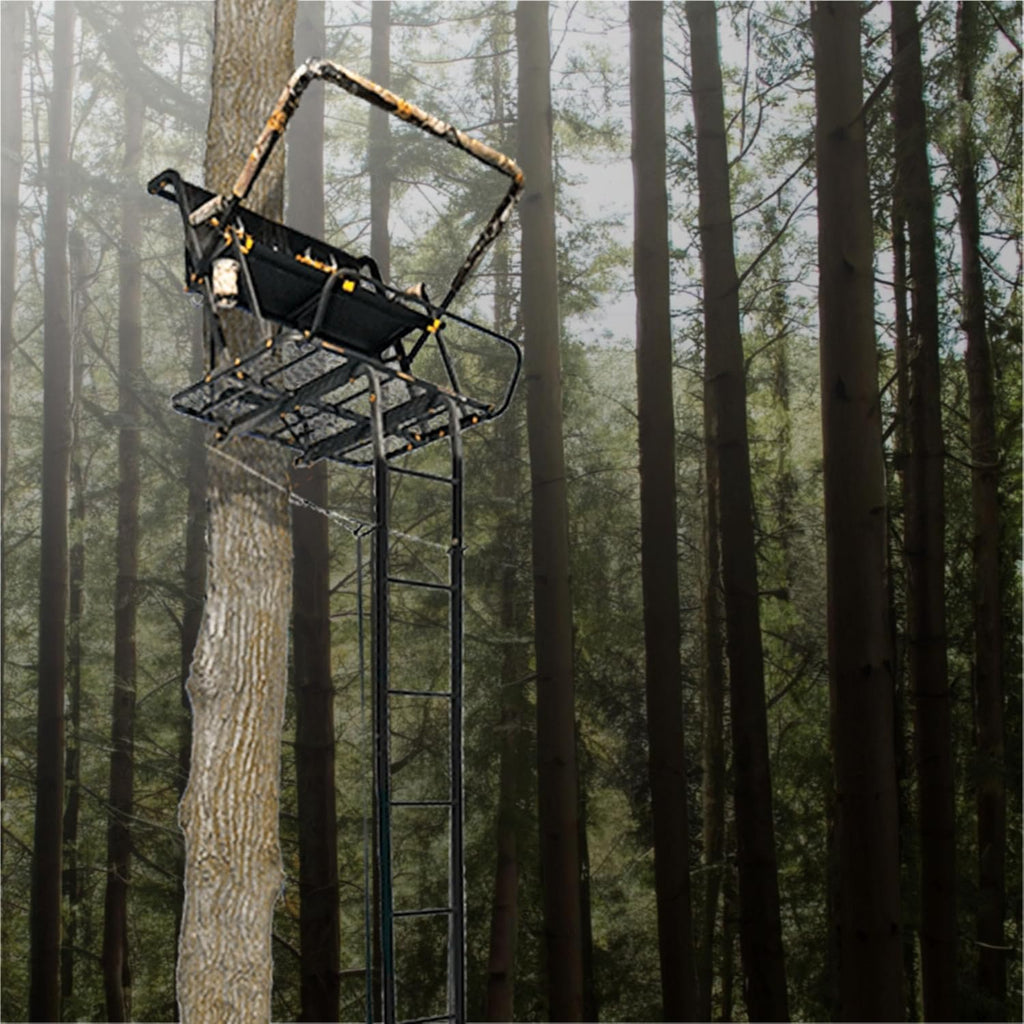 MUDDY Nexus XTL Ladder Tree Stand, 20ft, 500lb Capacity, 2-Person