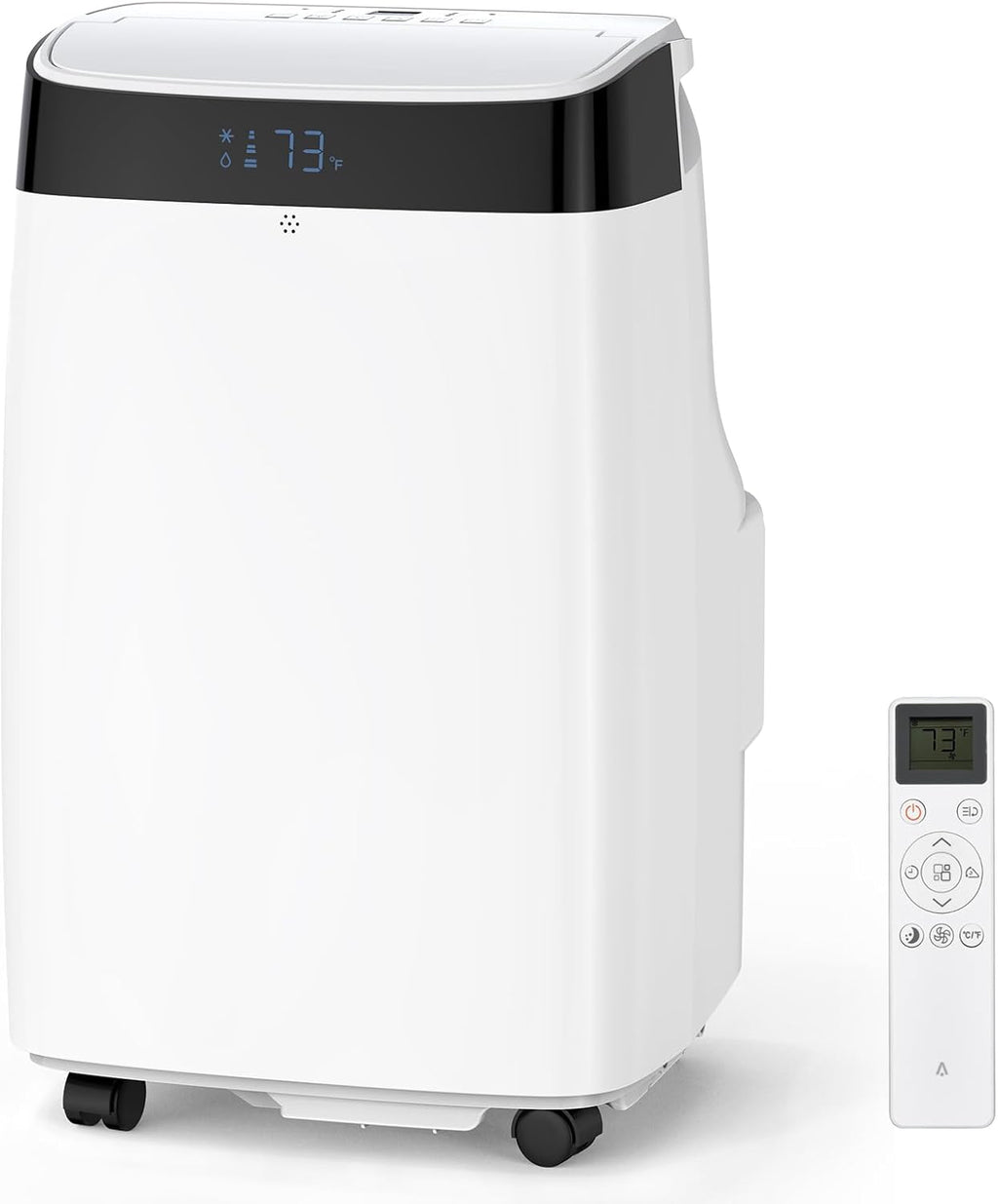 10,000 BTU Portable Air Conditioner for Bedroom, 3 in 1 AC Unit Cools 500 Sq. Ft Rooms with Remote, 51dB Ultra Quiet, Dehumidifier & Fan Modes | 24Hrs Timer