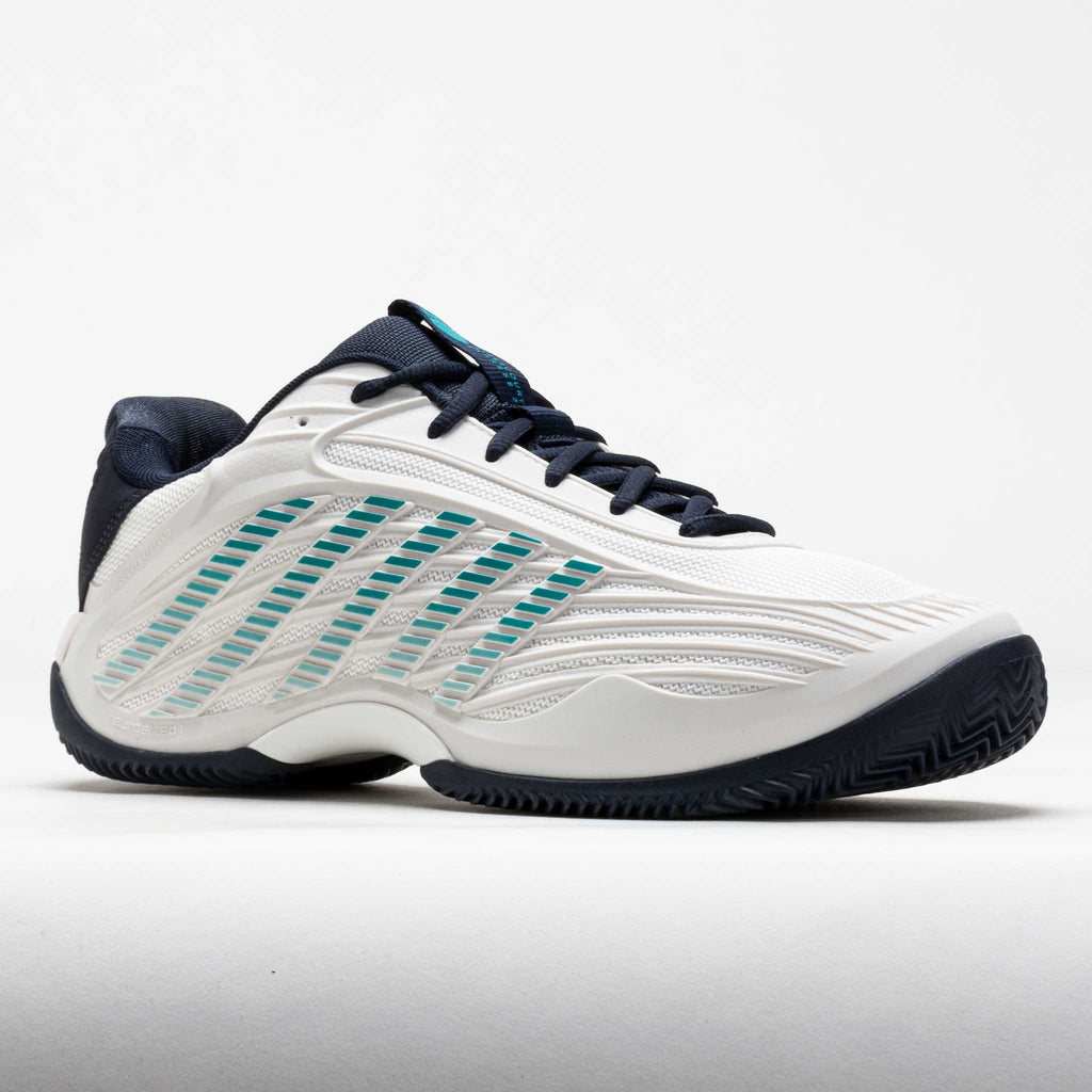 K-Swiss Hypercourt Express 3 Clay Men's Blanc de Blanc/Carbon/Baltic