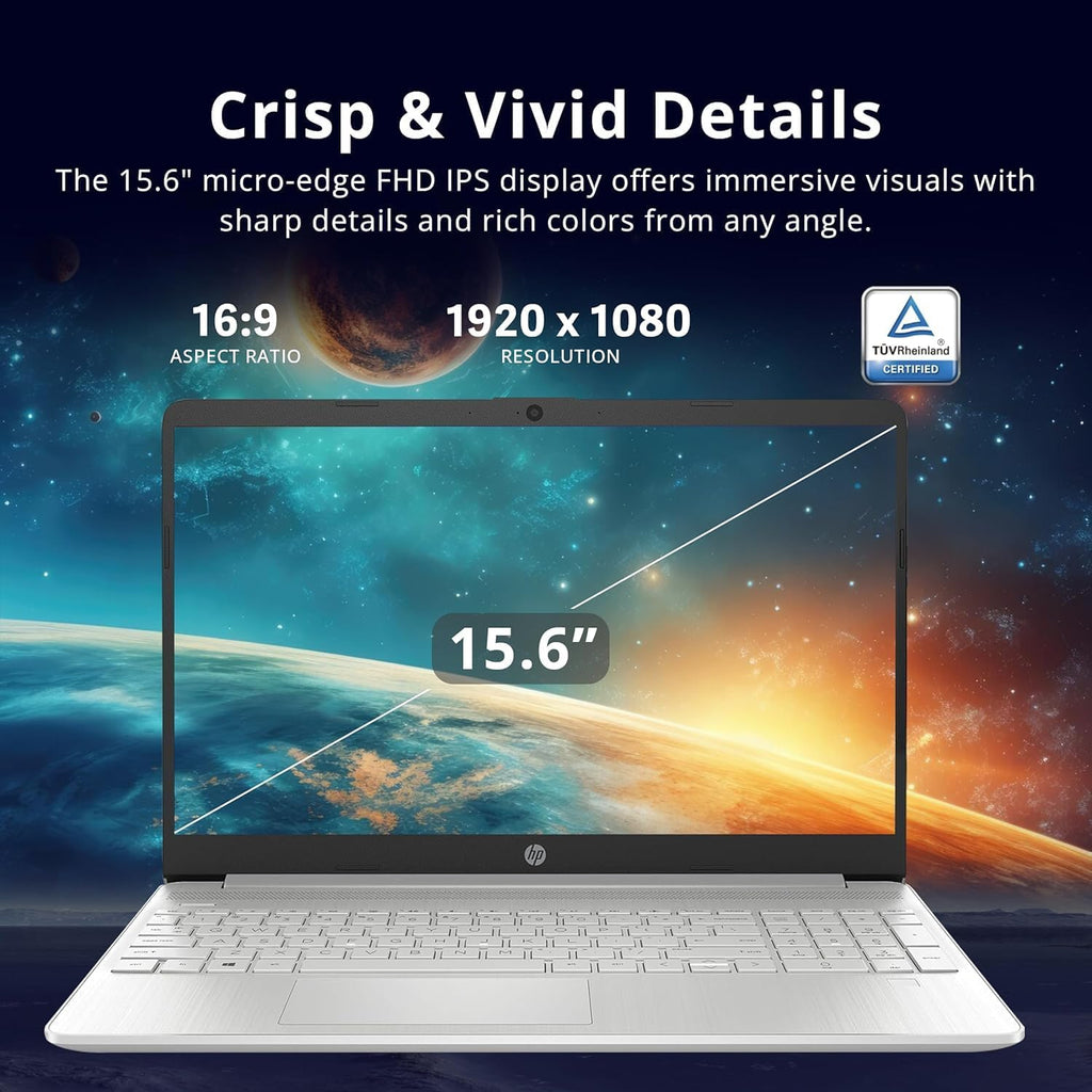 HP New 2026 Edition Core i7 15.6" Laptop | Intel High-Performance Core i7-1255U up to 4.7GHz | 24GB RAM - 512GB PCIe SSD | Webcam | FHD | Long Battery Life | Windows 11 | Business & Academic