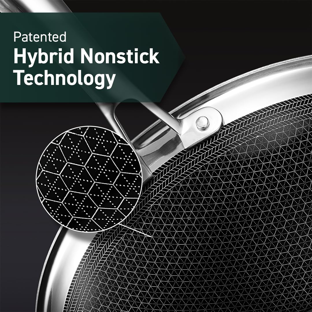 HexClad Nonstick Dishwasher Friendly Compatible