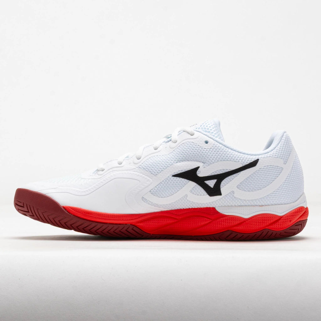 Mizuno Wave Enforce Court AC Men's White/Fiery Red