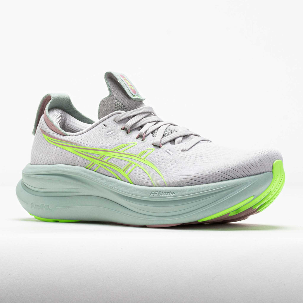 ASICS GEL-Nimbus 28 Women's Cloud Grey/Illuminate Green