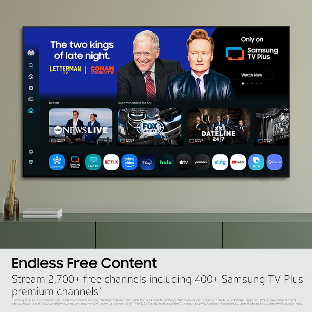 Samsung 65-Inch Class OLED 4K S85F Series  Vision AI Smart TV (2025 Model  65S85F) Object Tracking Sound Lite w/Dolby Atmos  NQ4 AI Gen2 Processor  Contour Design  Color Booster Pro  Alexa Built-in