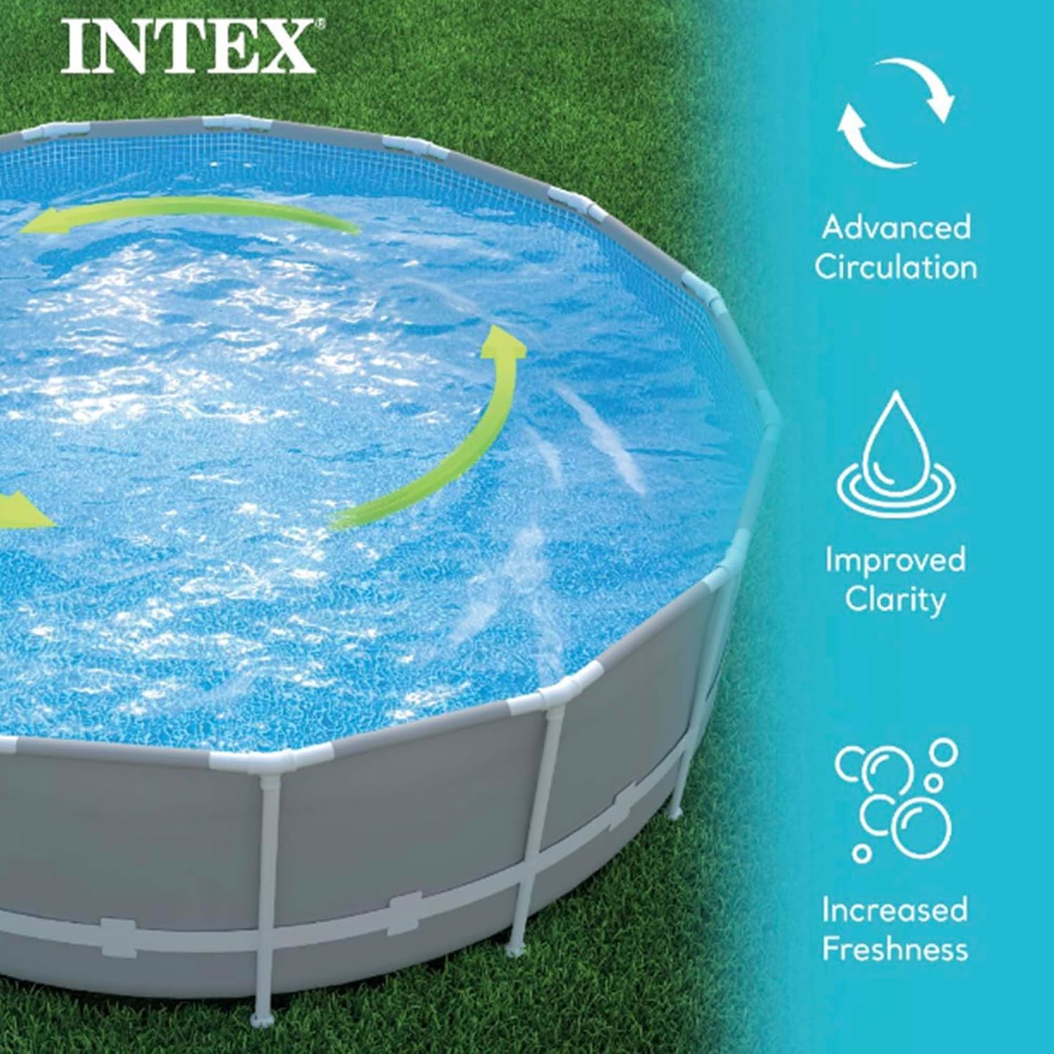 Intex 26651EG 3 000 GPH Above Ground Pool Sand Filter Pump with Automatic Timer