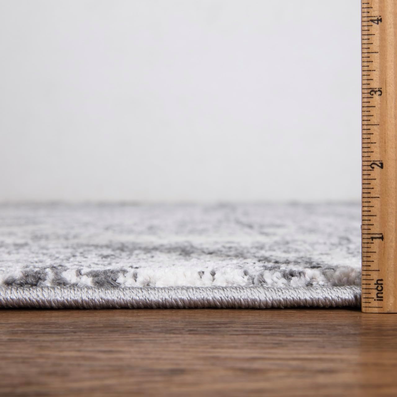 Keen Home Design Area Rugs - 9x12 Non-Shedding, Abstract Rugs for Kitchen, Living Room, Bedroom, Dining Room, Entryway - Size: 9'2" x 11'11", Abstract Cream/Grey