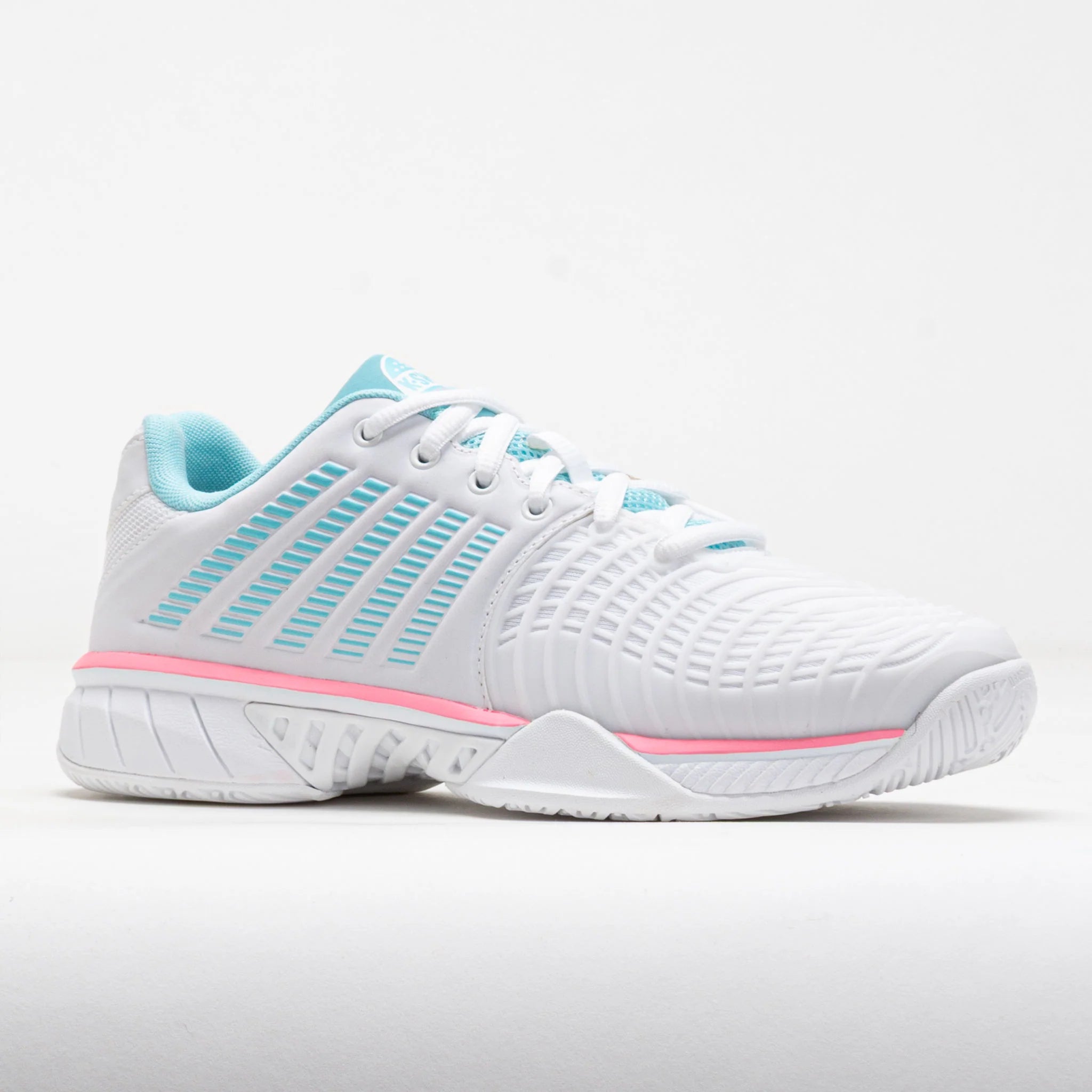 K-Swiss Express Light 3 Padel Women's White/SoftNeonBlue/NeonBubbleGum