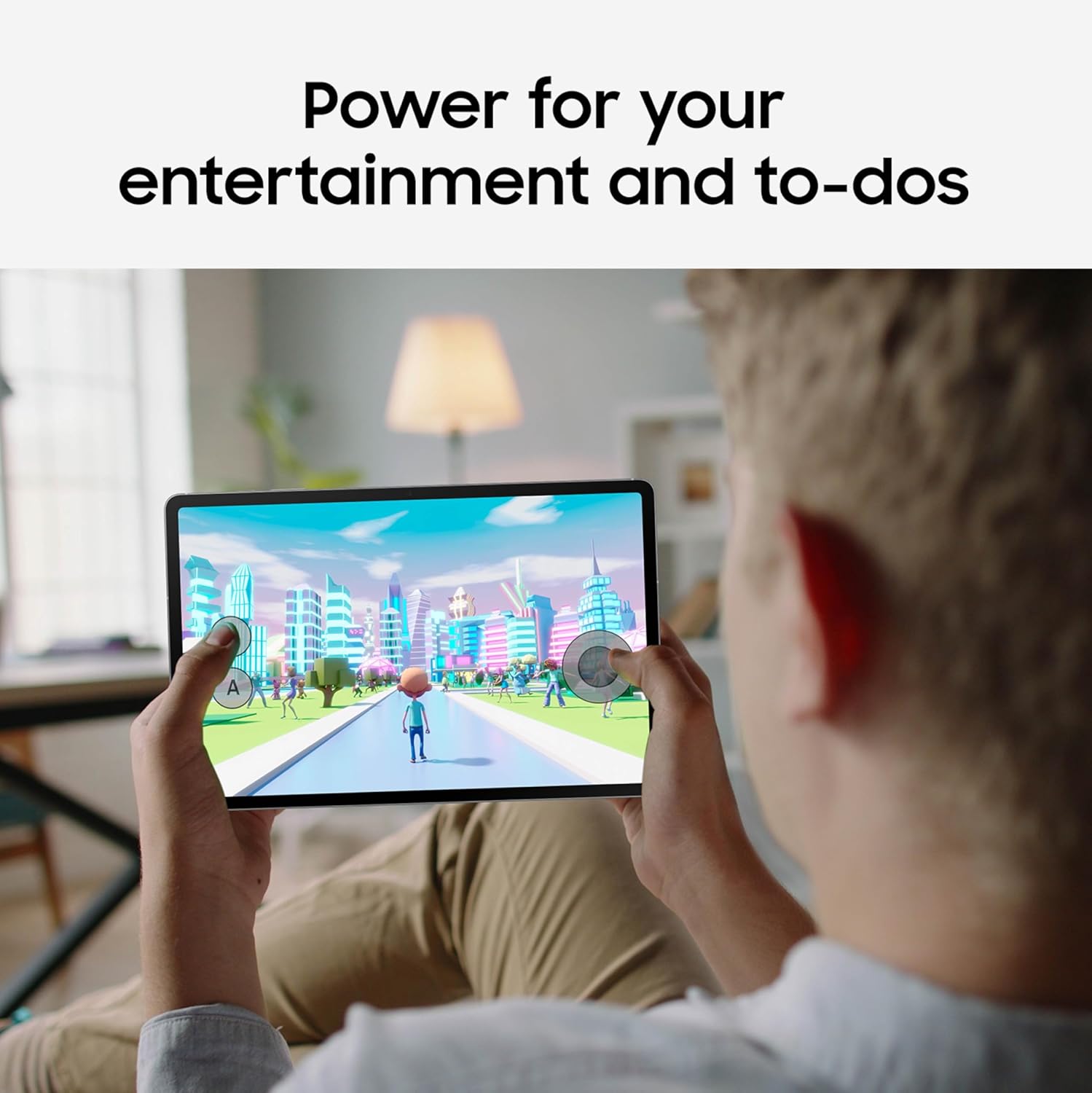 SAMSUNG Galaxy Tab S10 FE 128GB WiFi Android Tablet  Large Display  Long Battery Life  Exynos 1580 Processor  IP68 Water-Resistant  90 Hz Refresh  S Pen for Note-Taking  US Version  Blue