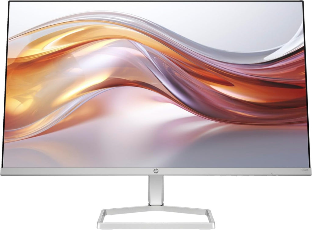 HP Series 5 524sf Monitor (Replaces M24f) 24" IPS FHD 300 Nits Display  -5 to +25 Degrees Adjustable Tilt  Flicker Free  Anti-Glare  1x HDMI  1x VGA  Black/Silver with Dockztorm HUB USB Port Expander