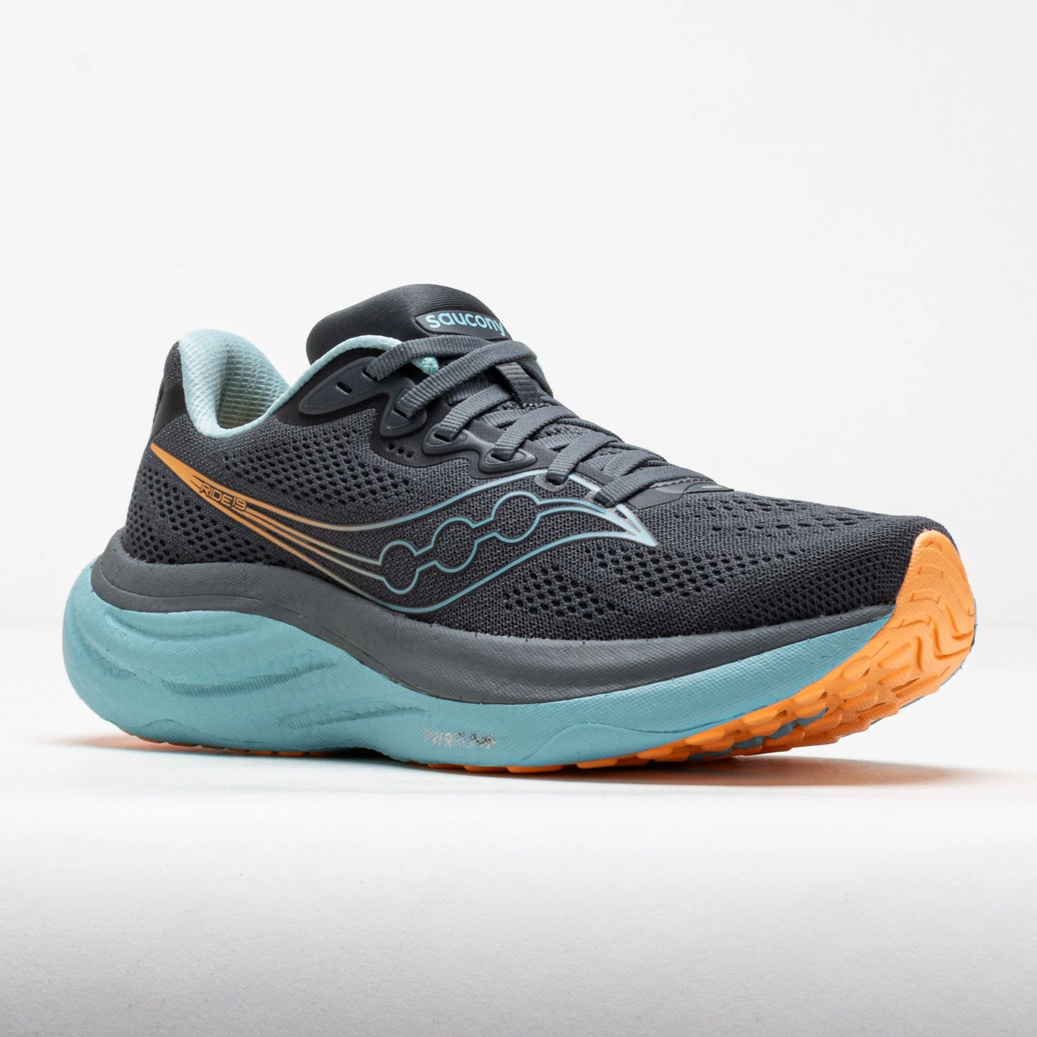 Saucony Ride 19 Women's Carbon/Gulf