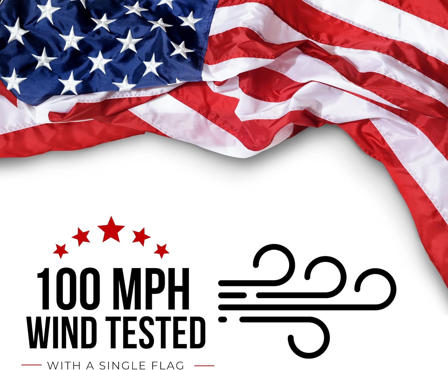 Service First 25FT Flagpole Kit Freedom Edition Black Telescoping For Outside House In Ground - Anti Tangle Swivel Ring Design - 100MPH Wind Tested with single flag