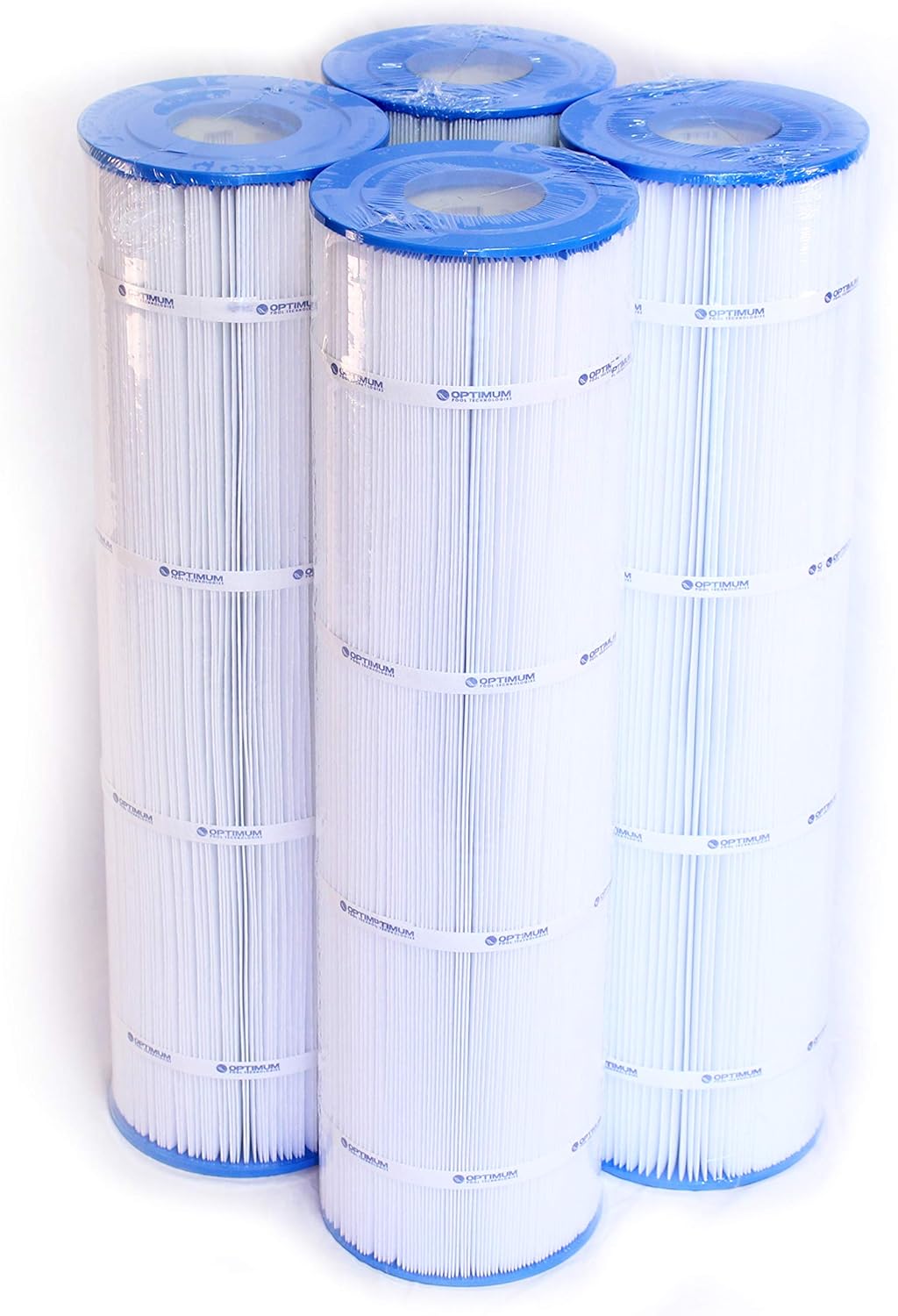 Optimum Pool Technologies® Pool Filter 4-Pack  Compatible Replacement for Pentair® Clean & Clear Plus 420 178584  R173576  Unicel C-7471  Pleatco PCC105  & Filbur FC-FC-6470  FC-1977 Filter Cartridges
