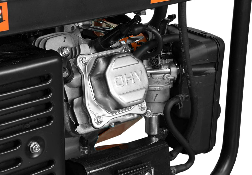 WEN 4 750-Watt 120V/240V Dual Fuel Portable Generator with Wheel Kit and Electric Start (DF475T)