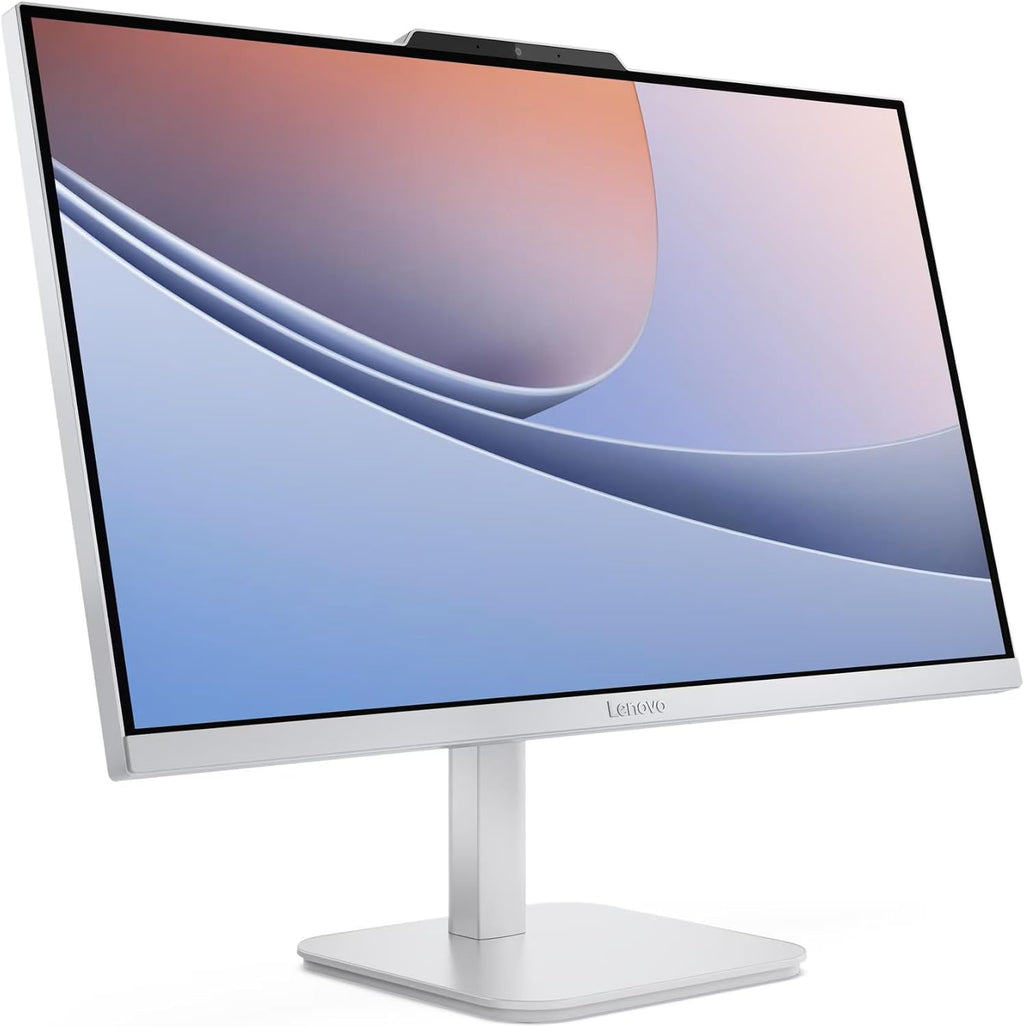 Lenovo 24" FHD All-in-One Desktop Computer for Home & Office  Intel Processor  16GB RAM  500GB External + 128GB PCIe  HDMI  Bluetooth 5.2  Business AIO  Vent-Hear  Wireless Keyboard & Mouse  Win 11