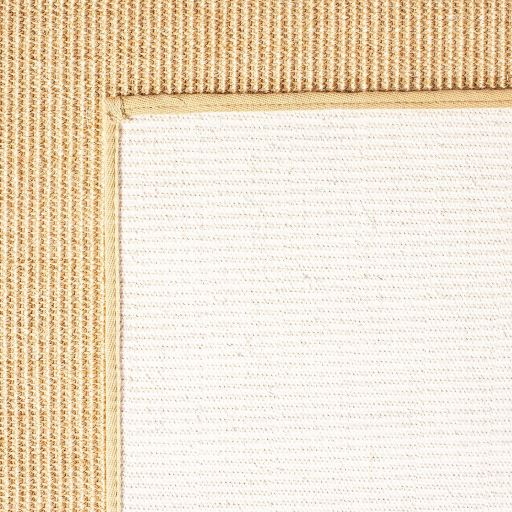 Martha Stewart x SAFAVIEH Area Rug Collection - 8' x 10', Natural Brown, Sisal & Jute, Farmhouse Style, Ideal for Living Room, Bedroom, Office, Dining Space (MSR9501A)