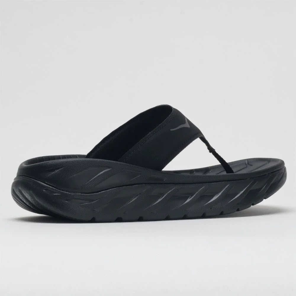 HOKA ORA Recovery Flip Women's Black/Dark Gull Gray