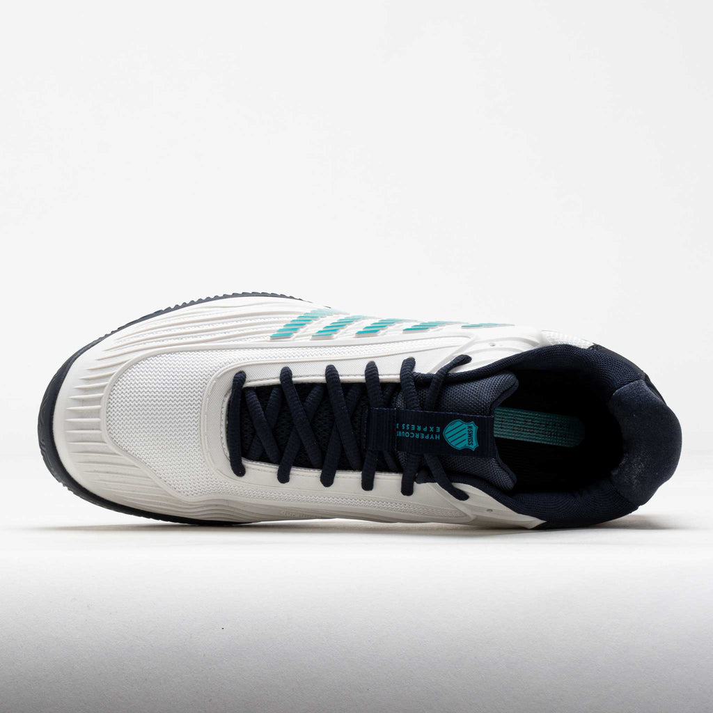 K-Swiss Hypercourt Express 3 Clay Men's Blanc de Blanc/Carbon/Baltic
