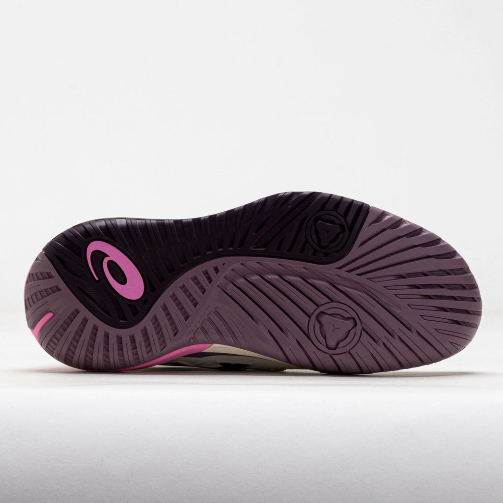 ASICS GEL-Resolution X Women's Soft Oat/Dark Aubergine