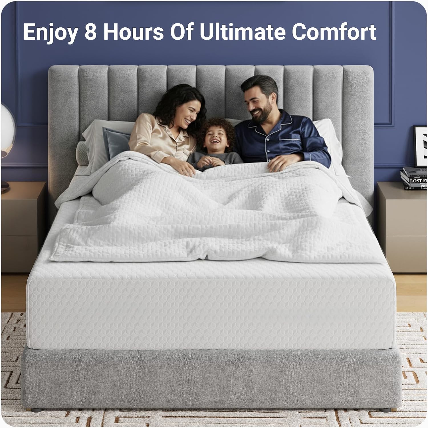 Avenco Queen Mattress, 12 Inch Queen Memory Foam Mattress in a Box for Refresh Sleep & Pressure Relief, Medium Firm Mattresses with CertiPUR-US Certified