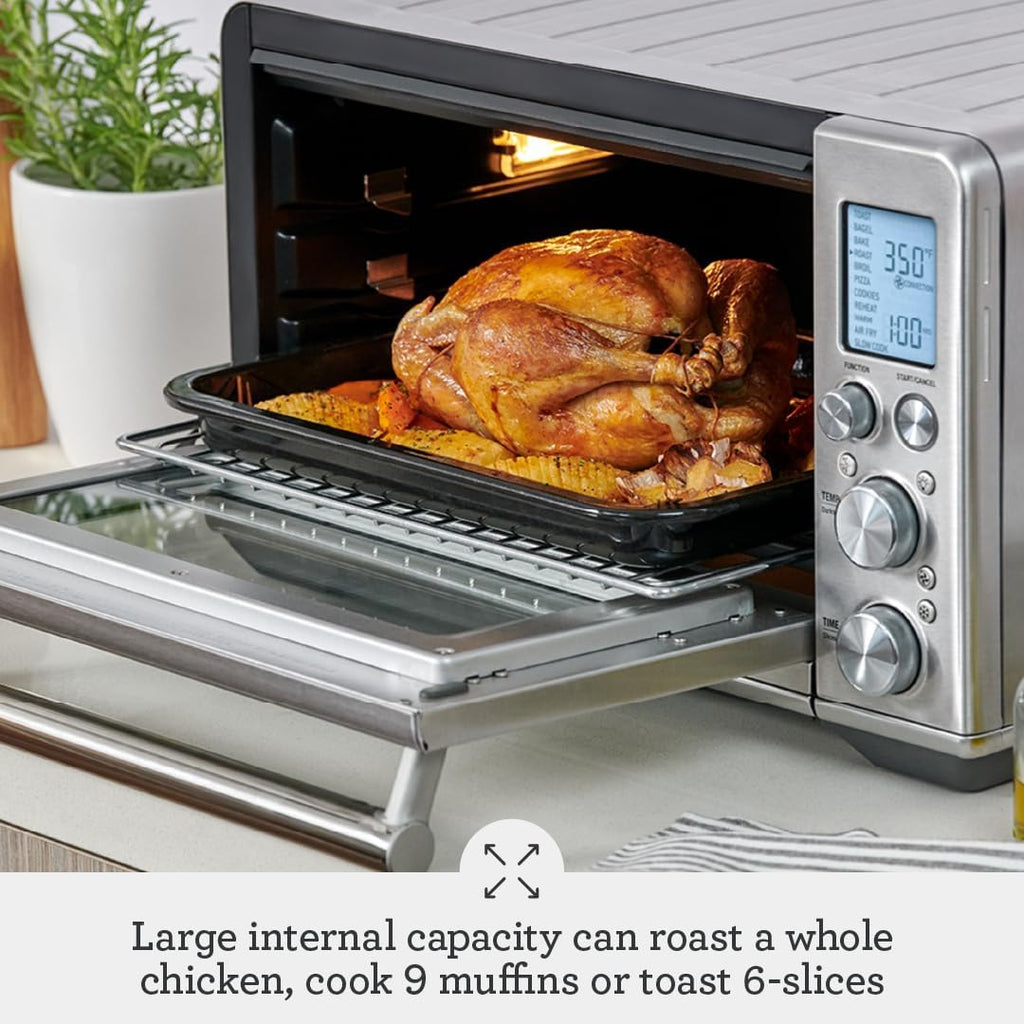 Breville BOV860BSS Smart Oven Air Fryer and Convection Oven, Brushed Stainless Steel