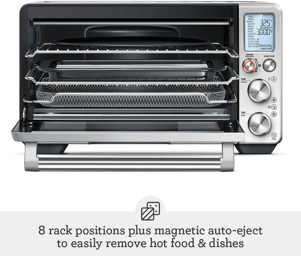 Breville BOV950BSS Joule Smart Oven Air Fryer Pro Countertop Oven, Brushed Stainless Steel