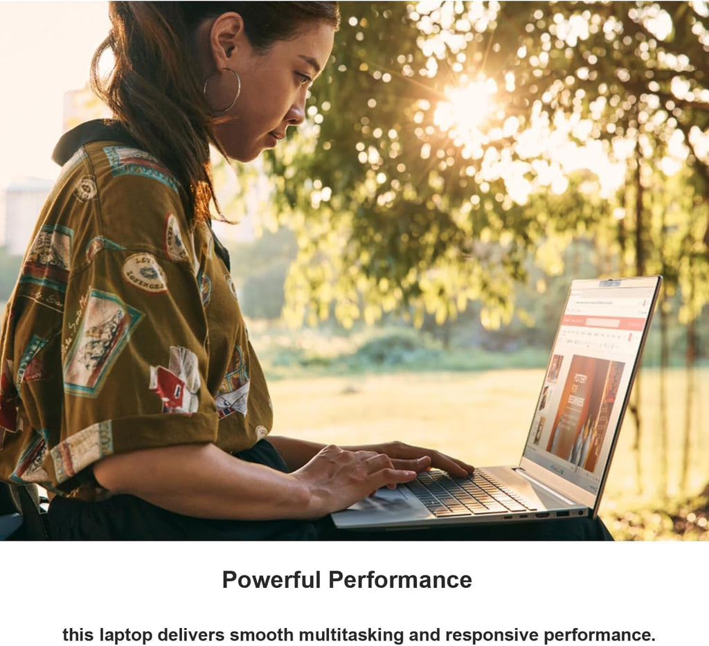 HP New 15.6 inch Laptop Computer  2026 Edition  Intel High-Performance 4 cores N100 CPU  128GB SSD  Windows 11 Pro with Office 365 for The Web