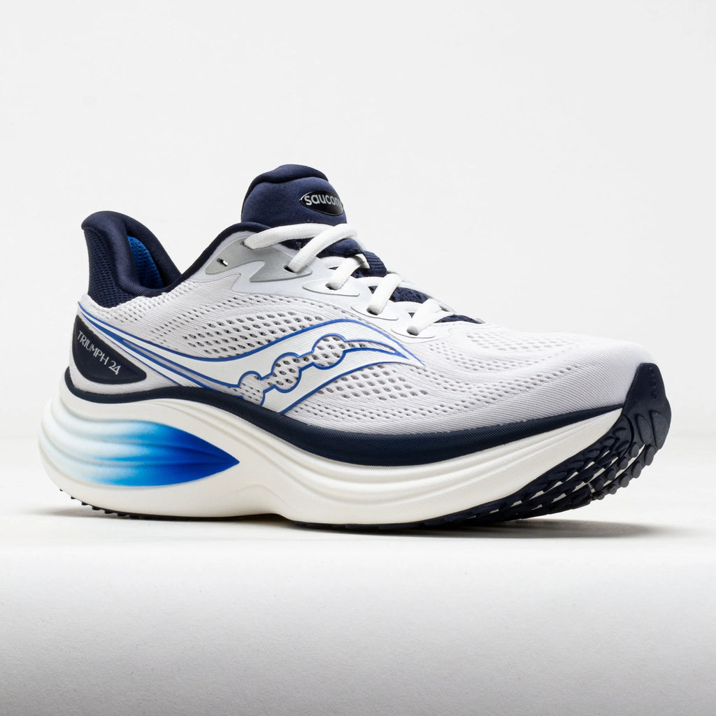 Saucony Triumph 24 Men's White/Naval