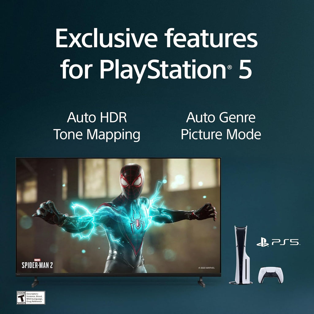 Sony BRAVIA 2 II 43 Inch 4K Ultra HD LED Smart TV with Google TV and Exclusive Features for PlayStation®5 (K-43S20M2)  2025 Model