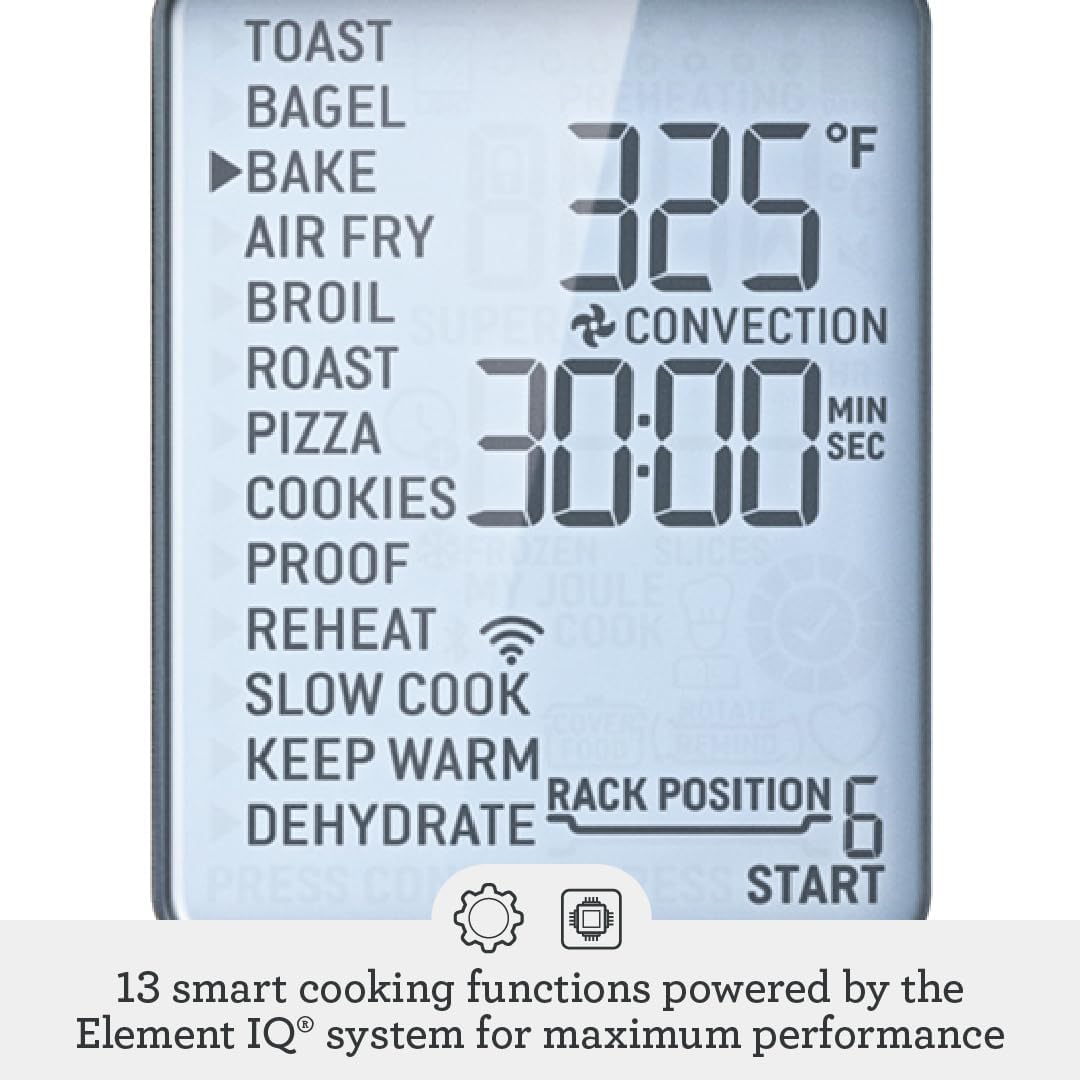 Breville BOV950BSS Joule Smart Oven Air Fryer Pro Countertop Oven, Brushed Stainless Steel