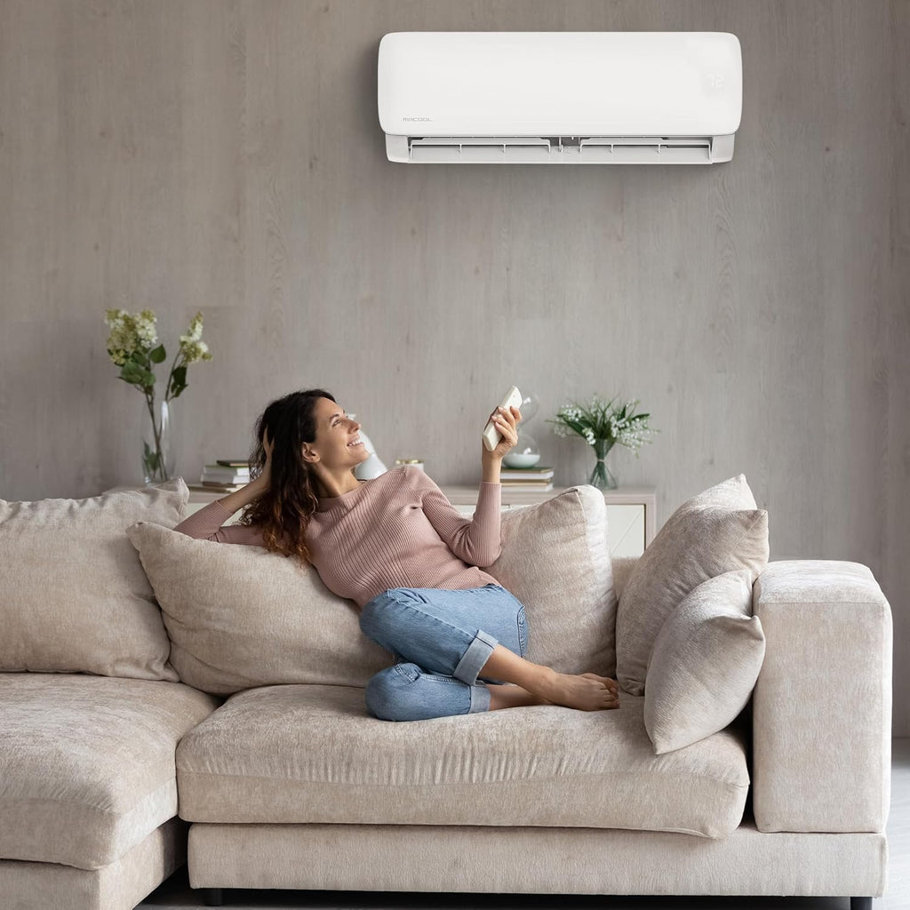 MRCOOL 12000 BTU 115V Ductless Inverter Mini Split Air Conditioner & Heat Pump System, Easy Pro Series - Wall-Mounted AC Unit w/Heating and Cooling for Home, Office & Commercial Space