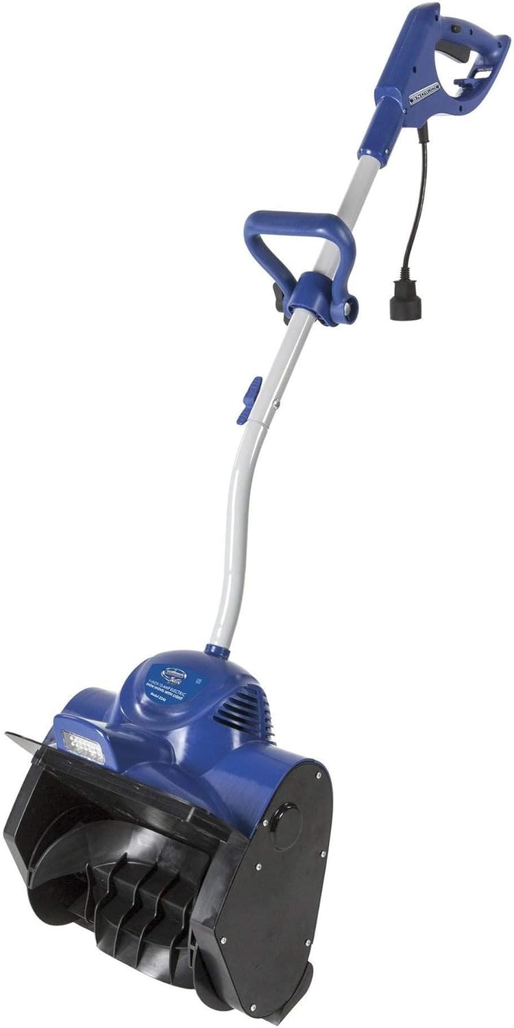 Snow Joe Corded Electric Snow Shovel  10 Amp Powered Snow Thrower with Headlight and 11" Clearing Path for Decks  Steps  Patios and Sidewalks  324E