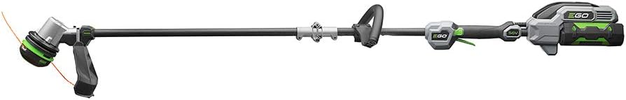 EGO POWER+ String Trimmer  Battery Powered  15" Trimmer for Weeds and Grass with POWERLOAD and Carbon Fiber Split Shaft  Includes 56V 2.5Ah Battery and Charger - ST1521S