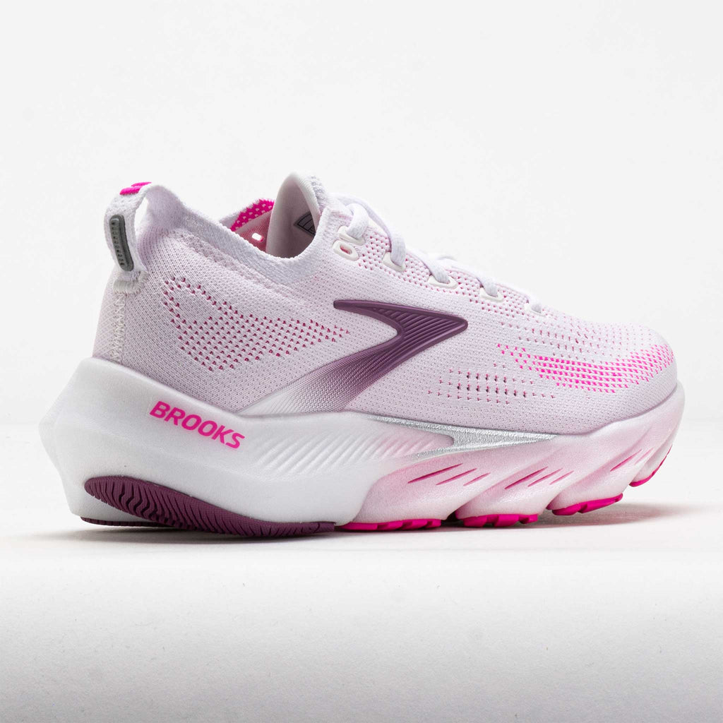 Brooks Glycerin Flex Women's White/Cyber Pink/Argyle
