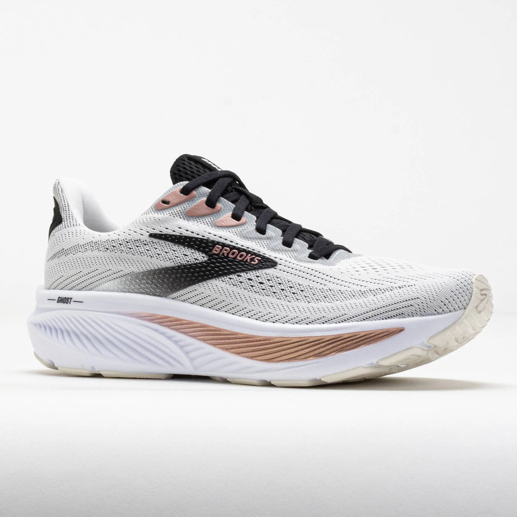 Brooks Ghost 17 Women's White/Black/Rose Gold