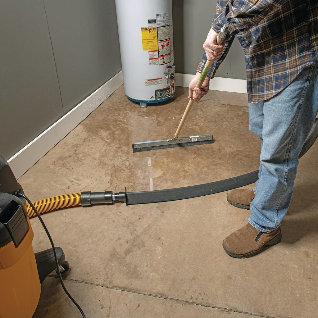 PIG Water Vacuum Barrier for Basement Flooding and Pressure Washing Indoor Spaces | Used with Wet/Dry Vacuum | Portable Water Removal | 4" W x 6' L x 2.25" H | PM50805
