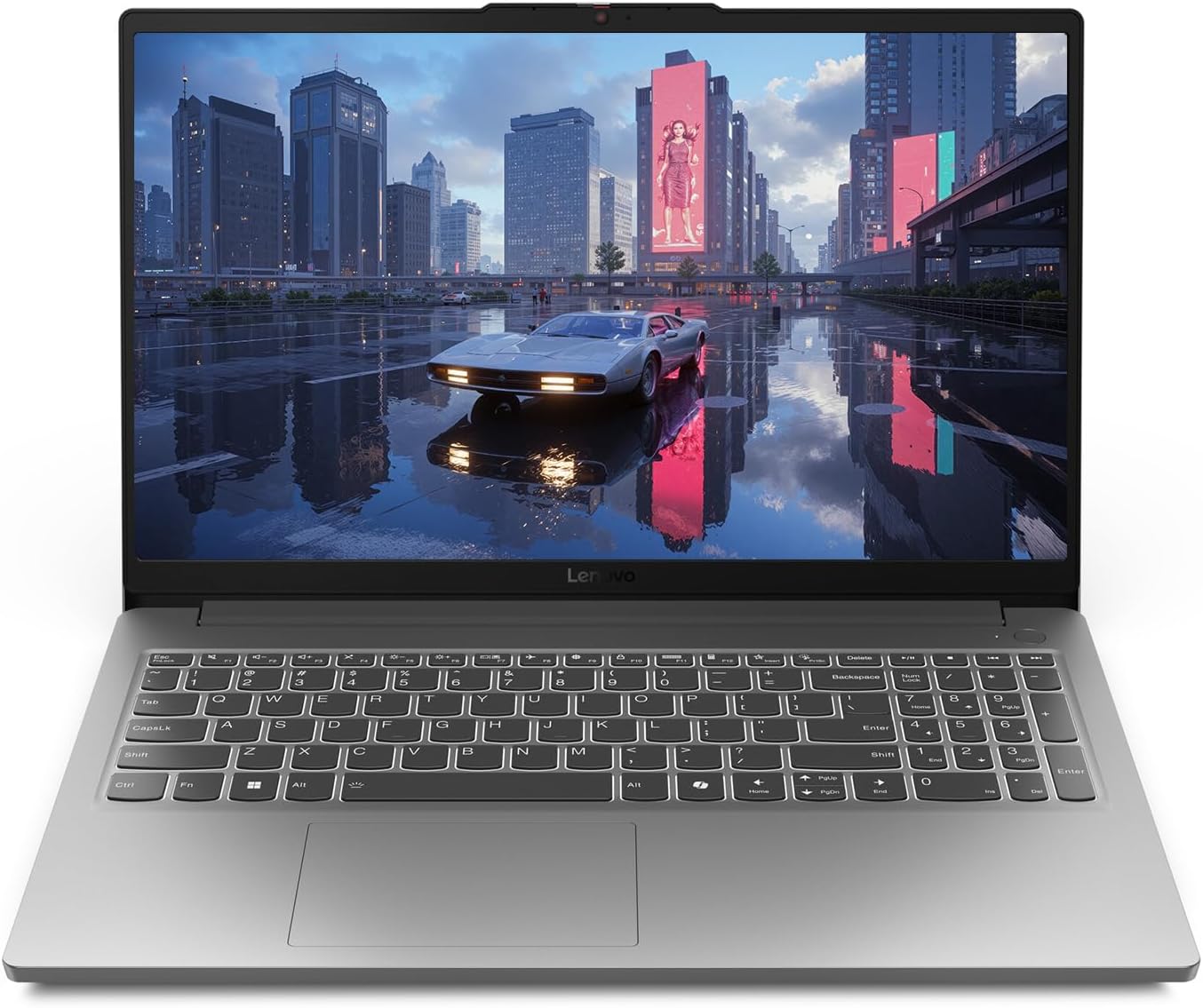 Lenovo LOQ Essential – AI-Powered Student Gaming Laptop - Intel® Core™i5-12450HX - 15.6" FHD IPS Display – 144Hz Refresh Rate – NVIDIA® GeForce RTX™ 4050 – 8GB Memory – 512GB SSD Storage – Luna Grey