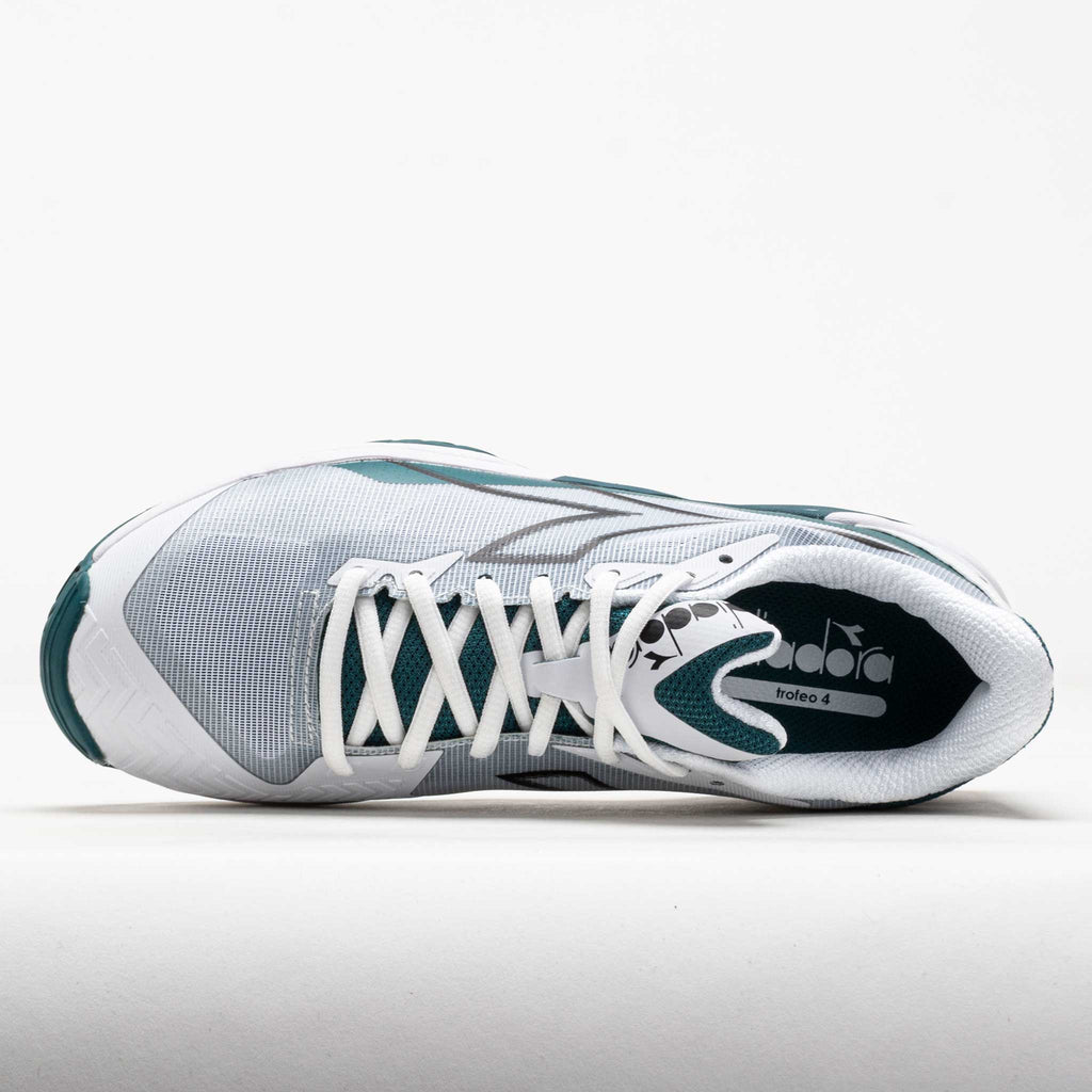 Diadora Trofeo 4 AG Men's White/Black/Shaded Spruce